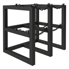 Load image into Gallery viewer, Durham GCRV-302430-08T Gas Cylinder Rack For 4 Vertical Cylinders