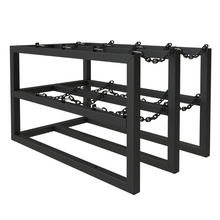 Load image into Gallery viewer, Durham GCRV-304830-08T Gas Cylinder Rack For 8 Vertical Cylinders