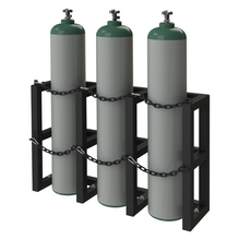 Load image into Gallery viewer, Durham GCRV-441230-08T Gas Cylinder Rack For 3 Vertical Cylinders