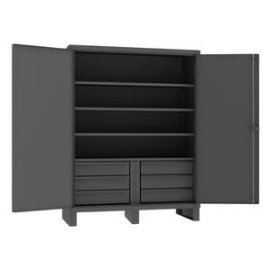 Durham HDCD246078-6B95 Cabinet, 12 Gauge, 4 Shelves, 6 Drawers, 60 X 24 X 78