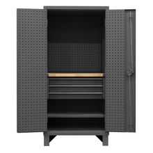 Load image into Gallery viewer, Durham HDCDPWT243678-3M95 Cabinet, 12 Gauge, 1 Shelf, 3 Drawers, 36 X 24 X 78