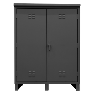 Durham HDCO246078-4S95 Outdoor Cabinet, 12 Gauge, 4 Shelves, 60-3/8 X 26-11/16 X 80-5/16