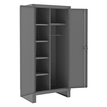 Load image into Gallery viewer, Durham HDWC243678-5S95 Wardrobe Cabinet, 5 Shelves, Hanger Bar, 36 X 24 X 78