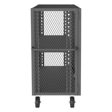 Load image into Gallery viewer, Durham HTL-2448-DD-1AS-95 Mesh Truck, 1 Adjustable Shelf, 24 X 48, 2000 Lbs. Capacity