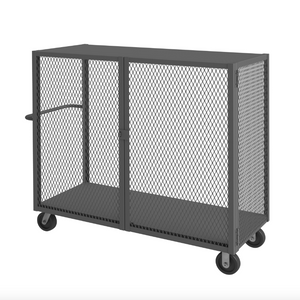 Durham HTL-3048-DD-1AS-95 Mesh Truck, 1 Adjustable Shelf, 30 X 48, 2000 Lbs. Capacity