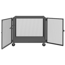 Load image into Gallery viewer, Durham HTL-3660-DD-95 Cage Truck, Low Deck, Pad Lockable, 36 X 60, 2000 Lbs. Capacity