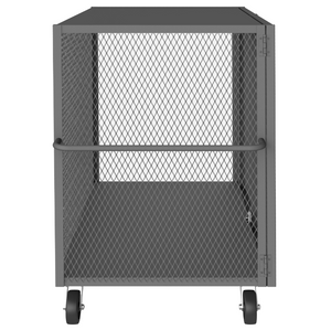 Durham HTL-3660-DD-95 Cage Truck, Low Deck, Pad Lockable, 36 X 60, 2000 Lbs. Capacity