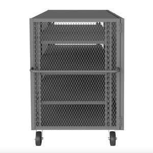 Durham HTL-3672-DD-3AS-95 Mesh Truck, 4 Shelves, 36 X 72, 2000 Lbs. Capacity