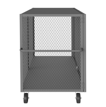 Load image into Gallery viewer, Durham HTL-3672-DD-95 Cage Truck, Low Deck, Pad Lockable, 36 X 72, 2000 Lbs. Capacity