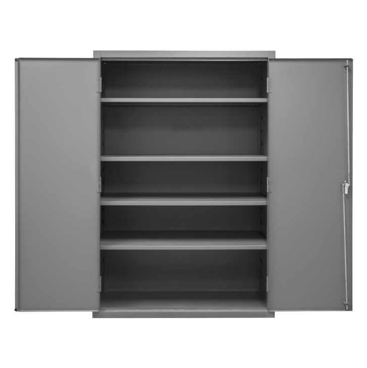 Durham JC-482478-4S-95 Cabinet, 14 Gauge, 4 Shelves, Legs, 48 X 24 X 78