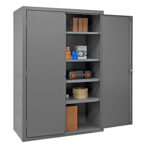 Durham JC-482478-4S-95 Cabinet, 14 Gauge, 4 Shelves, Legs, 48 X 24 X 78