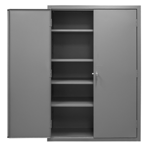 Durham JC-482478-4S-95 Cabinet, 14 Gauge, 4 Shelves, Legs, 48 X 24 X 78