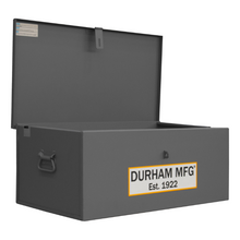 Load image into Gallery viewer, Durham JSCWB-163012-94T-D719 Welders Box, Jobsite Box, 3.3 Cu. Ft., 30-11/16 X 16-5/8 X 12-3/16