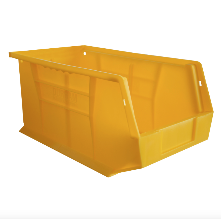 Durham PB30240-21 Yellow Hook-On-Bins®, 8 X 15 X 7