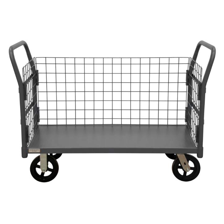 Durham W3SPT-306038-1-8MR95 Wire Cart, Removable Handles, 30-3/8 X 67-1/4 X 38-1/4