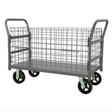 Load image into Gallery viewer, Durham W4SPTDG-244838-1-8MR95 Wire Cart, Removable Handles, Drop Gate, 24-3/8 X 55-1/4 X 38-1/4