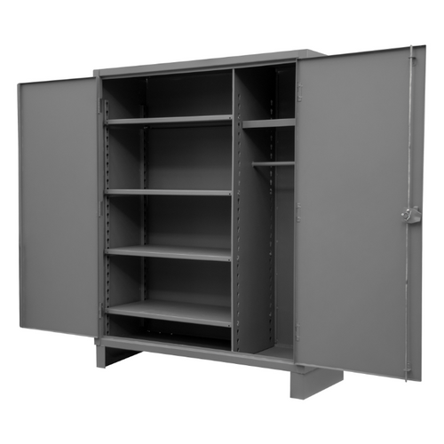 Durham HDWC244878-5S95 Wardrobe Cabinet, 5 Shelves, Hanger Bar, 48 X 24 X 78