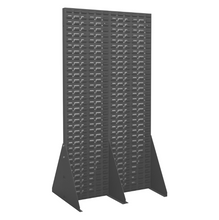 Load image into Gallery viewer, Durham LPRDS-34.5X68-95 Free Standing, 16 Gauge, Louvered Panel Rack, Double Sided, 35-1/2 X 24-5/8 X 68-1/2