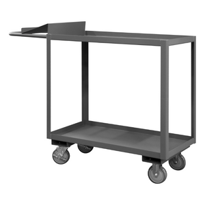 Durham OPC-1836-2-95 Order Picking Cart, 2 Shelves With Lips Up, 18 X 36