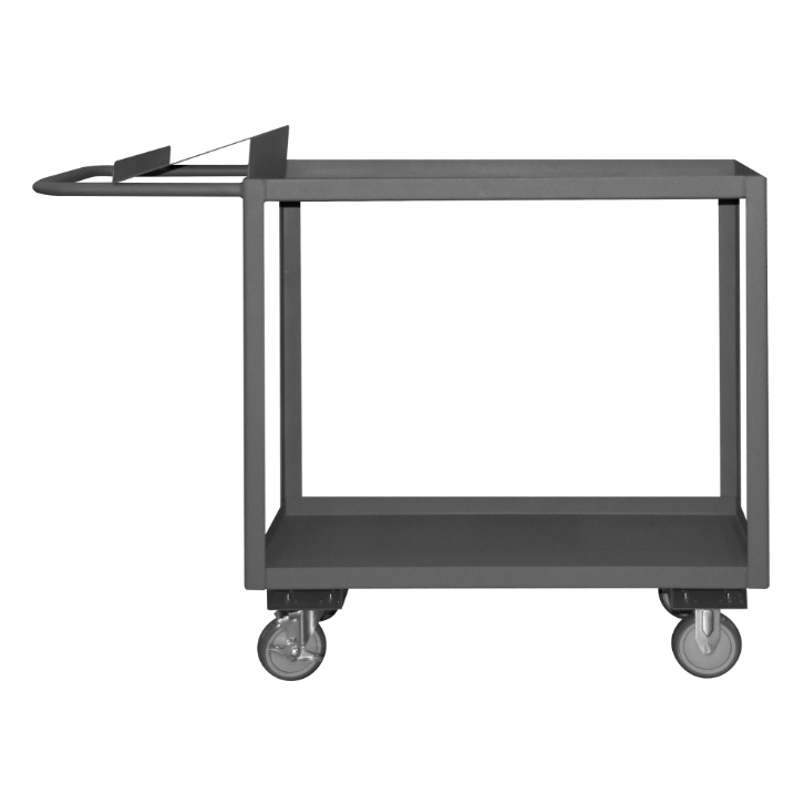 Durham OPC-3060-2-95 Order Picking Cart, 2 Shelves With Lips Up, 30 X 60