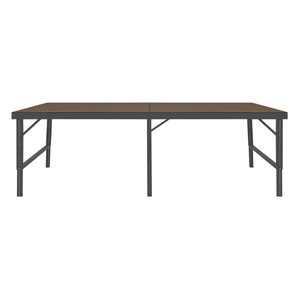 Durham WBF-TH-48120-95 Folding Leg Workbench, Tempered Hardboard Top, 120 X 48