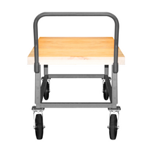 Load image into Gallery viewer, Durham WHPTA-WD-3060-8MR-95 Platform Truck, Adjustable Height, Wood Deck, 1800 Lbs. Capacity, 30 X 60