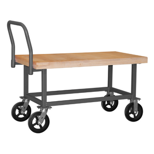 Durham WHPT-WD-3060-8MR-95 Platform Truck, Work Height, Wood Deck, 1800 Lbs. Capacity, 30 X 60