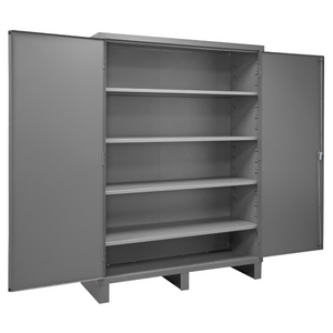 Durham 2506-4S-95 Cabinet, 16 Gauge, 4 Shelves, 60 X 24 X 84