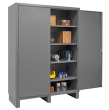 Load image into Gallery viewer, Durham 2506-4S-95 Cabinet, 16 Gauge, 4 Shelves, 60 X 24 X 84