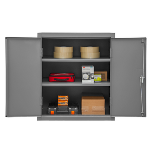 Durham 2503-2S-95 Cabinet, 16 Gauge, 2 Shelves, 36 X 24 X 42