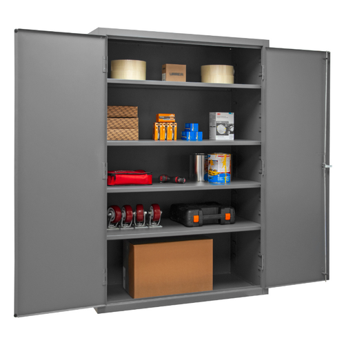 Durham 2504-4S-95 Cabinet, 16 Gauge, 4 Shelves, 48 X 24 X 84