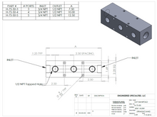Load image into Gallery viewer, RapidAir H-100-75-5 Aluminum Manifolds