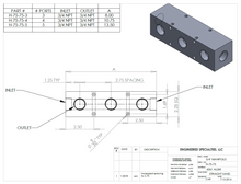 Load image into Gallery viewer, RapidAir H-100-75-5 Aluminum Manifolds