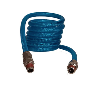 RapidAir CH3825-20 Coil Hose 1/4″ Male Npt Swivel Ends – Reinforced Polyurethane