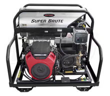 Load image into Gallery viewer, Simpson Super Brute SB65123 3500 PSI (Gas - Hot Water) Skid Belt-Drive Pressure Washer w/ General Pump &amp; Electric Start Honda GX690 Engine