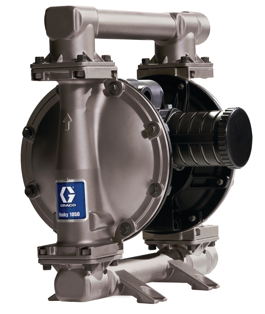 Graco 651300 Husky 1050 SS 1 in. (25.4 mm) NPT Pump, Conductive PP Center Section, SS Seats, SS Balls & FKM Diaphragm