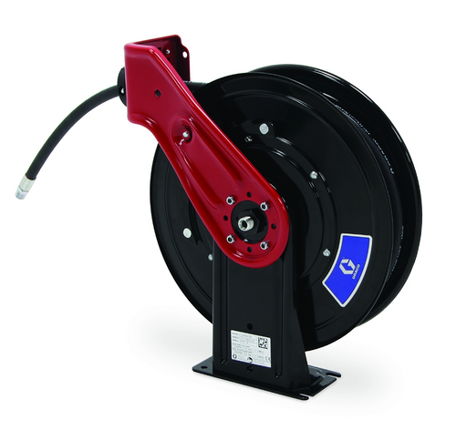 Graco SDM33C SDX™ 10, Oil, 1/2 in (13 mm) Inlet, 1/2 in X 35 ft (13 mm X 11 m) Hose, NPT, Overhead Mount, Red