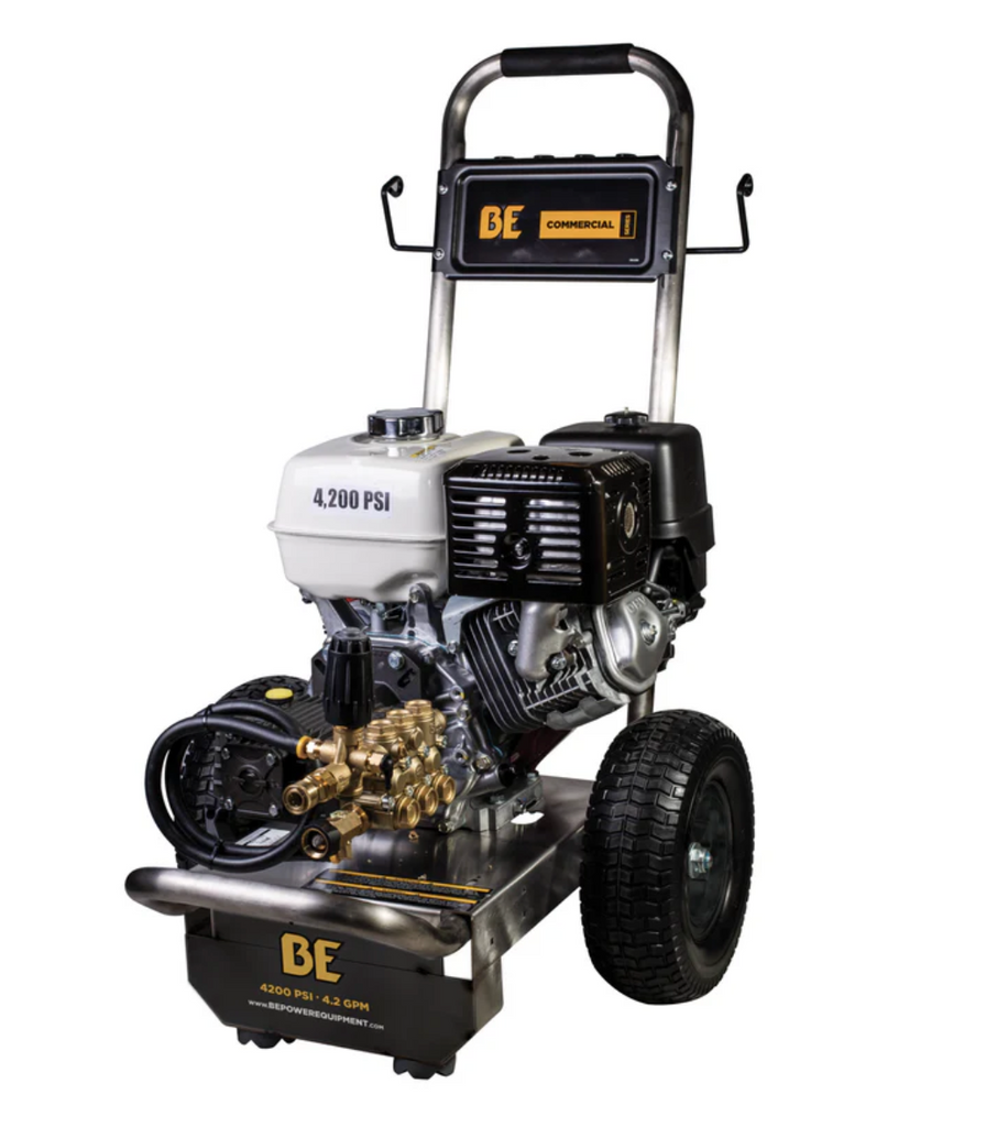 BE B4213HSGS 4,200 PSI 4.2 GPM Cold Water Gas Pressure Washer