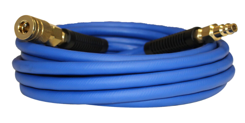 California Air Tools HFH25.25 Hybrider Flex 1/4in 25 Foot Industrial Air Hose w/ Fittings