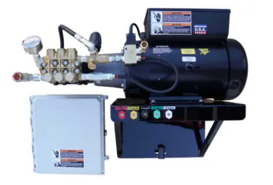 Cam Spray 3050EWM3A Economy Wall Mount Electric Powered 5 GPM, 3000 PSI Cold Water Pressure Washer With Auto Start-Stop