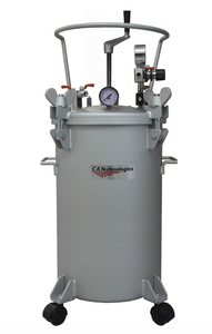 C.A Technologies 10 Gallon Pressure Tank w/  Manual Agitation - Single Regulated (NON-ASME)