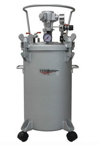 C.A Technologies 10 Gallon Pressure Tank w/ Air Powered Agitation - Single Regulated (NON-ASME)