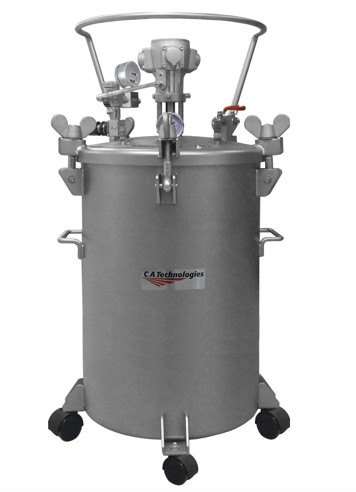 C.A Technologies 15 gallon (NON-ASME) Air Agitated Pressure Tank - SINGLE REGULATED
