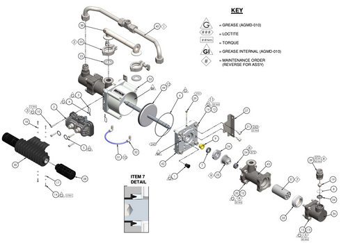 Binks - 0115-010037-K10 POPPET ASSEMBLY KIT - 5 PUMPS