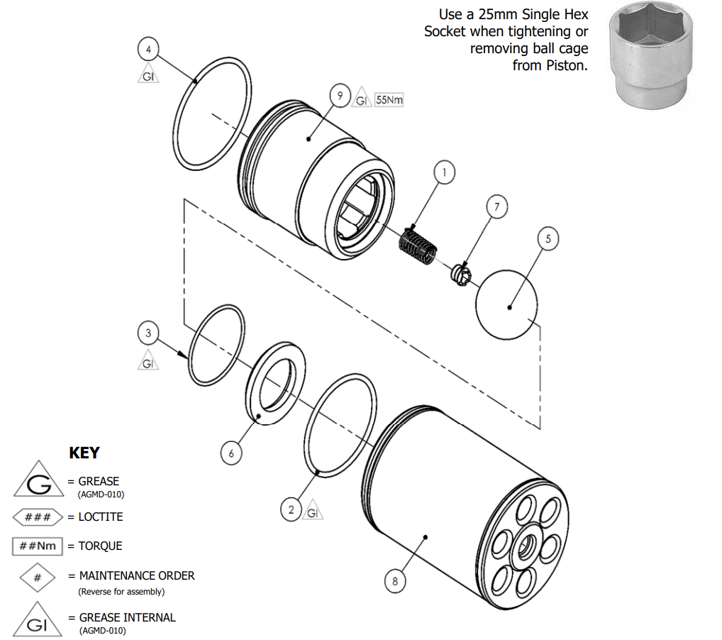 Binks - 162857 O-RING Ø56.82 X 2.62