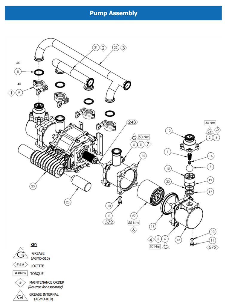 Binks - 194243 100 PISTON ASSEMBLY