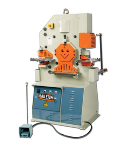 Baileigh Industrial - 220V 3Phase 62 Ton 5 Station Ironworker