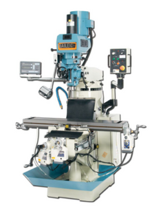 Baileigh Industrial - 220V 3Phase Variable Speed Vertical Milling Machine.  9" x 49" Table. Yaskawa VFD