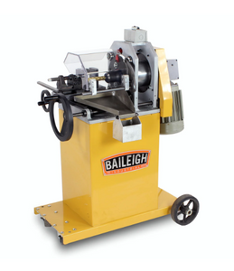 Baileigh Industrial - 110V Eccentric Cut, End Mill Style Tube & Pipe Notcher, Patented