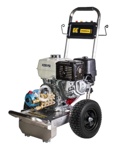 BE B4213HSJ 4200 PSI Gas Pressure Washer w/ SS Frame, CAT Pump & Honda GX390 Engine